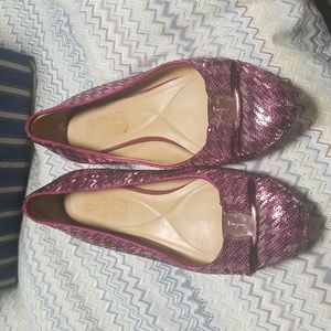 Ferragamo sequin shoes